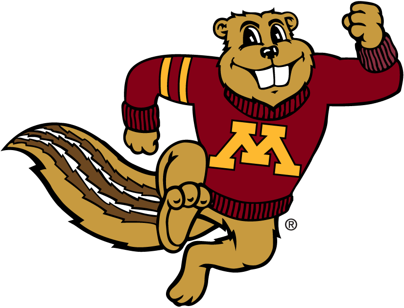 Minnesota Golden Gophers 1986-Pres Mascot Logo diy iron on heat transfer